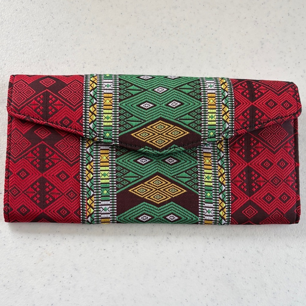Vibrant Multicolor Ethnic Clutch